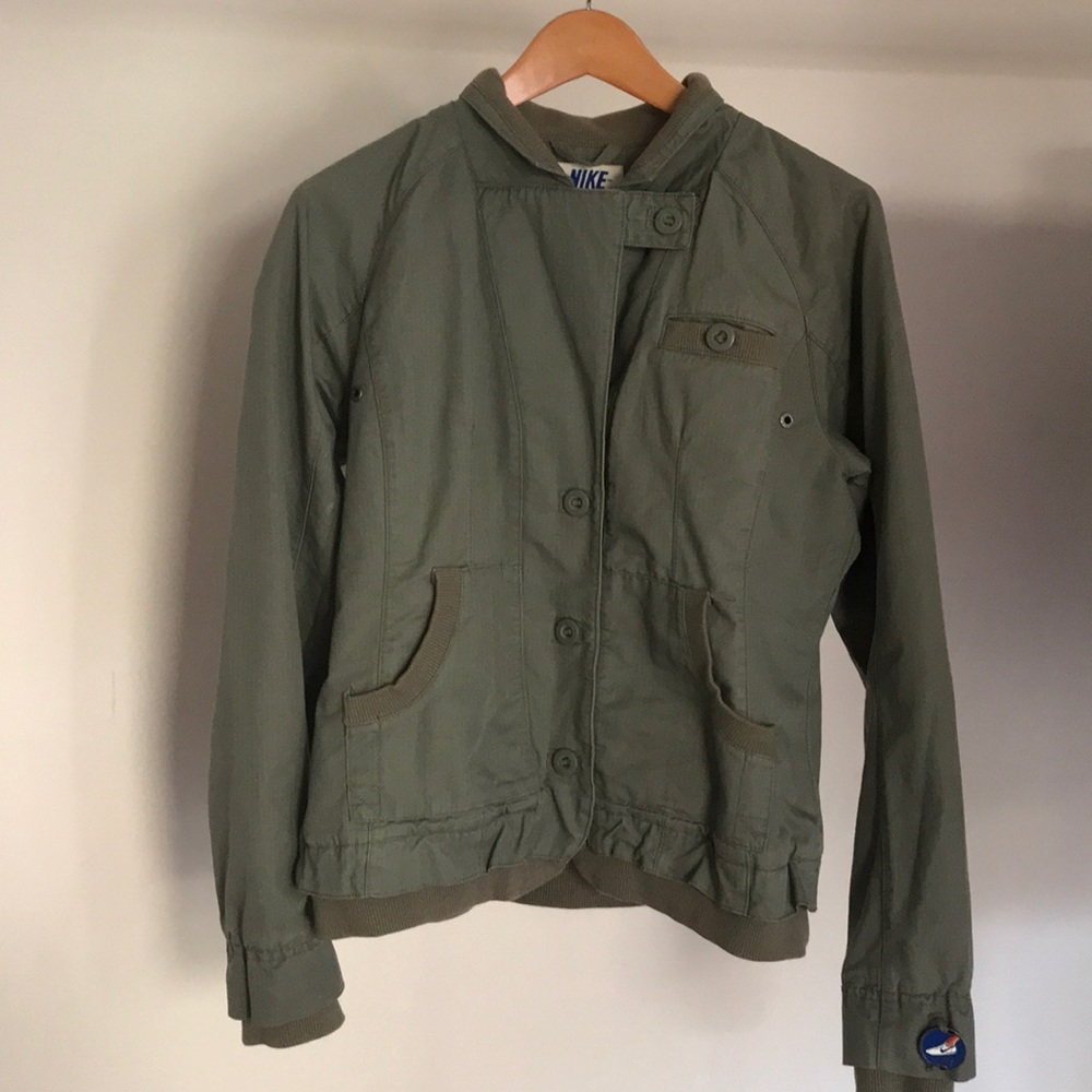 EUC Army Green Nike Sportswear Utility Jacket